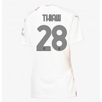 AC Milan Malick Thiaw #28 Replica Away Shirt Ladies 2023-24 Short Sleeve